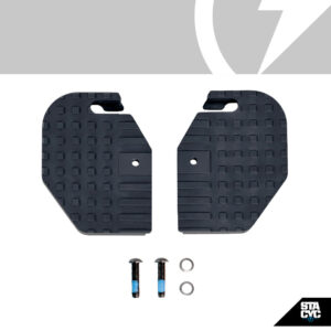 EXTENDED FOOTREST- BLACK ANODIZED