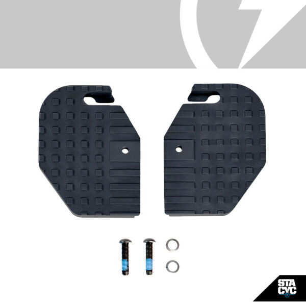 EXTENDED FOOTREST- BLACK ANODIZED