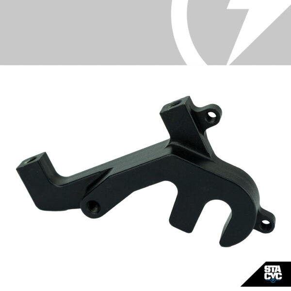 REAR BRAKE BRACKET, BLACK
