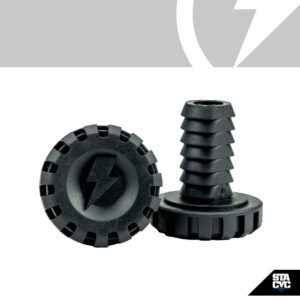BAR ENDS - 19MM BAR, BLACK